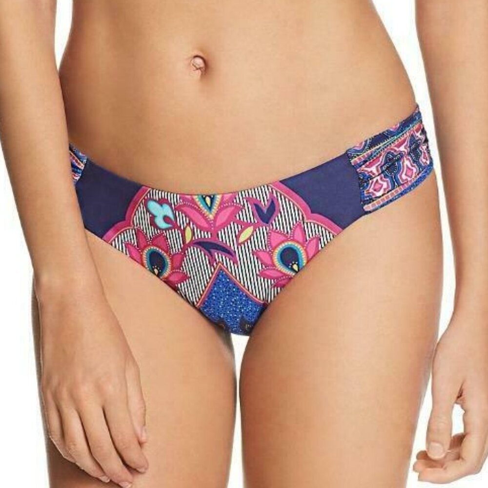 NWT Trina Turk Sri Lanka Shirred Side Hipster Bikini Bottom 4